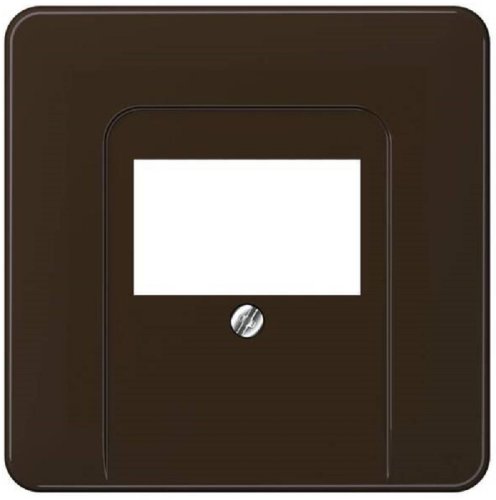 Лицевая панель Jung CD500 для 2-м. розетки USB/аудио коричневый фото Лицевая панель Jung CD500 для 2-м. розетки USB/аудио коричневый картинка